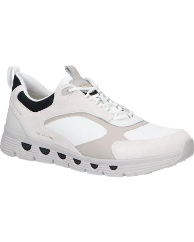 Man Trainers GEOX U46HRA 0FU22 U SPHERICA ECUB  C1236 WHITE-LT GREY