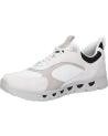 Man Trainers GEOX U46HRA 0FU22 U SPHERICA ECUB  C1236 WHITE-LT GREY