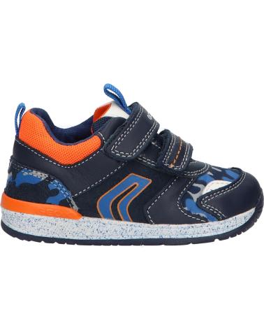 boy Trainers GEOX B150RB 08514 B RISHON  CF47R NAVY-LT ORANGE