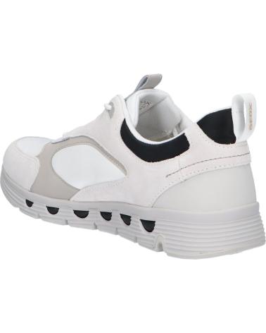 Man Trainers GEOX U46HRA 0FU22 U SPHERICA ECUB  C1236 WHITE-LT GREY