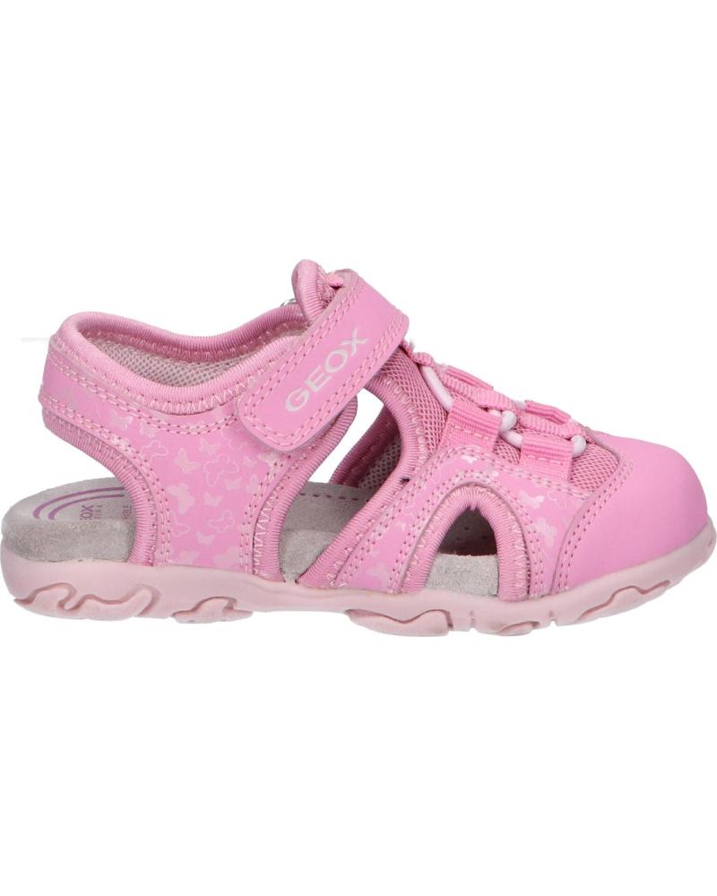 girl Sandals GEOX B3557C 05014 B S FLAFFEE  C8006 DK PINK