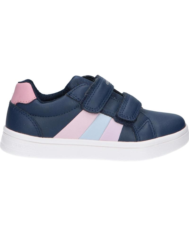girl Trainers GEOX J354MA 000BC J DJROCK  C0694 NAVY-PINK