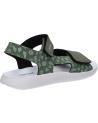 girl Sandals GEOX J45GQE 000CE J SANDAL LIGHTFLOPPY  C3222 MILITARY-GREEN