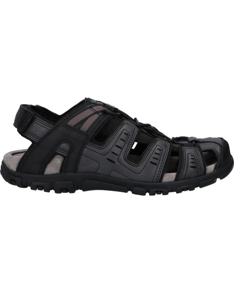 Man Sandals GEOX U35CFB 00034 U KOSMOPOLIS GRIP  C6021 DK BROWN