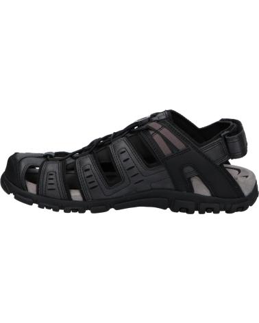 Man Sandals GEOX U35CFB 00034 U KOSMOPOLIS GRIP  C6021 DK BROWN