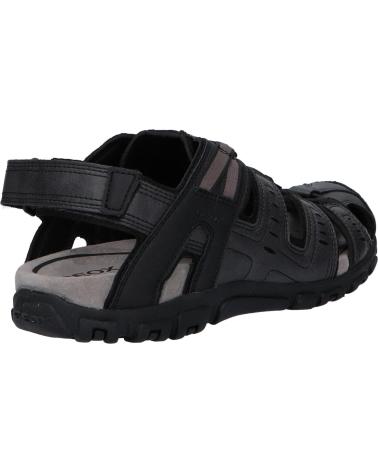 Man Sandals GEOX U35CFB 00034 U KOSMOPOLIS GRIP  C6021 DK BROWN