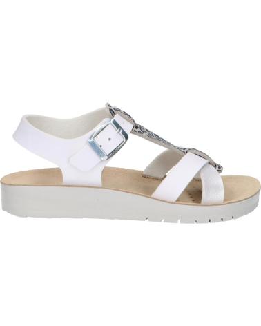 Woman and girl Sandals GEOX J45EAG 05404 J45EAG 0540  C0007 WHITE-SILVER