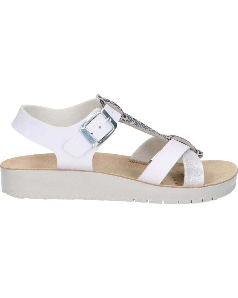 Sandalias GEOX  de Mujer y Niña J45EAG 05404 J45EAG 0540  C0007 WHITE-SILVER