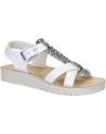 Sandalias de vestir para mujer GEOX  de  y  J45EAG 05404 J45EAG 0540  C0007 WHITE-SILVER
