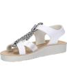 Sandalias de vestir para mujer GEOX  de  y  J45EAG 05404 J45EAG 0540  C0007 WHITE-SILVER