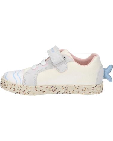 Zapatillas casual para niña GEOX  de  B25D5C 01022 B KILWI  C1000 WHITE