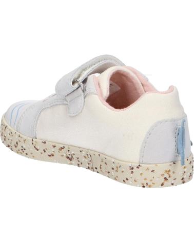 Zapatillas casual para niña GEOX  de  B25D5C 01022 B KILWI  C1000 WHITE