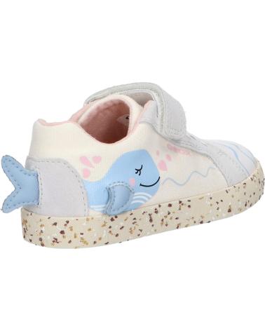 Zapatillas casual para niña GEOX  de  B25D5C 01022 B KILWI  C1000 WHITE