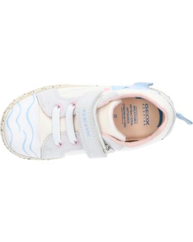 Zapatillas casual para niña GEOX  de  B25D5C 01022 B KILWI  C1000 WHITE