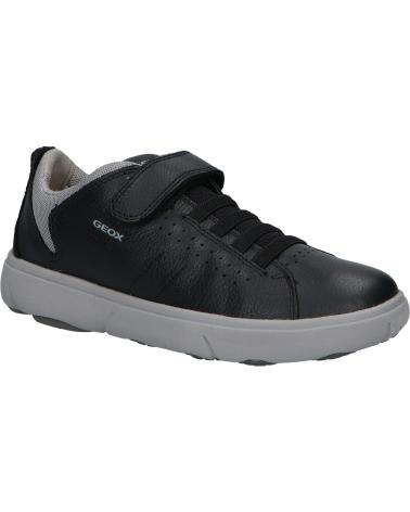 Zapatillas casual para niño GEOX  de  J02AZB 04614 J NEBCUP  C0017 BLACK-GREY