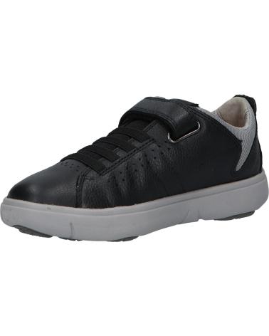 Zapatillas casual para niño GEOX  de  J02AZB 04614 J NEBCUP  C0017 BLACK-GREY