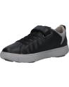 Zapatillas casual para niño GEOX  de  J02AZB 04614 J NEBCUP  C0017 BLACK-GREY