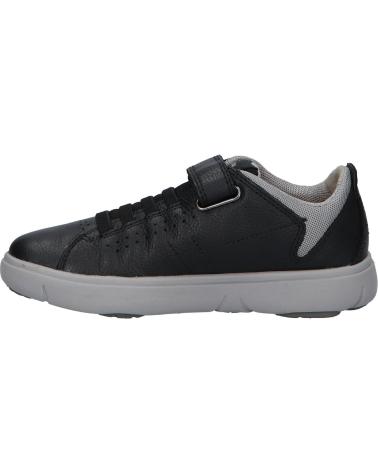 Zapatillas casual para niño GEOX  de  J02AZB 04614 J NEBCUP  C0017 BLACK-GREY
