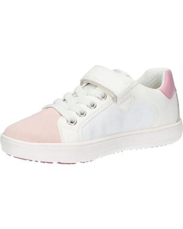 Zapatillas casual para niña GEOX  de  J35DWA 08554 J SILENEX  C0674 WHITE-ROSE