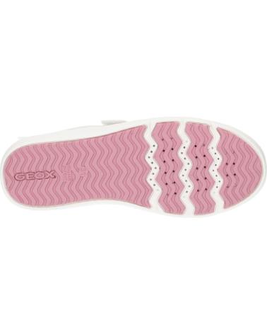 Zapatillas casual para niña GEOX  de  J35DWA 08554 J SILENEX  C0674 WHITE-ROSE