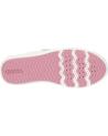 Zapatillas casual para niña GEOX  de  J35DWA 08554 J SILENEX  C0674 WHITE-ROSE