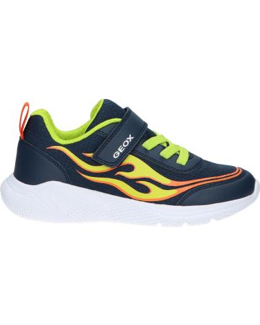 boy Trainers GEOX J45GBB 01454 J SPRINTYE  C0749 NAVY-LIME