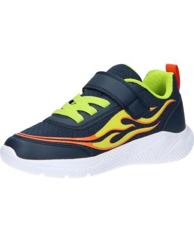 Zapatillas casual para niño GEOX  de  J45GBB 01454 J SPRINTYE  C0749 NAVY-LIME