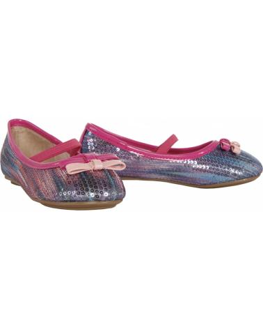 girl Flat shoes Flower Girl 850881-B460 M BLUE-L PINK