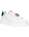 Baskets décontractées pour femmes EXE  pour  66-51EX03  WHITE PINK GREEN