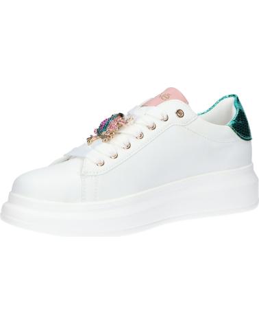 Baskets décontractées pour femmes EXE  pour  66-51EX03  WHITE PINK GREEN