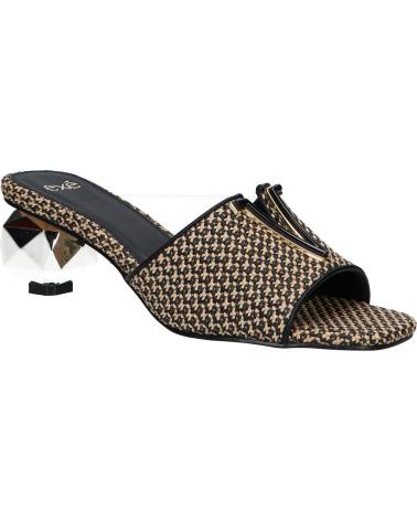 Sandalias de vestir para mujer EXE  de  SCARLET-601  RAFFIA BLACK BEIGE