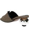 Sandalias de vestir para mujer EXE  de  SCARLET-601  RAFFIA BLACK BEIGE