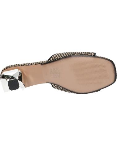 Sandalias de vestir para mujer EXE  de  SCARLET-601  RAFFIA BLACK BEIGE