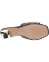 Sandalias de vestir para mujer EXE  de  SCARLET-601  RAFFIA BLACK BEIGE