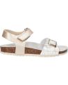 girl Sandals GEOX J028MC 0AJHS J ADRIEL  C2204 PLATINUM-WHITE