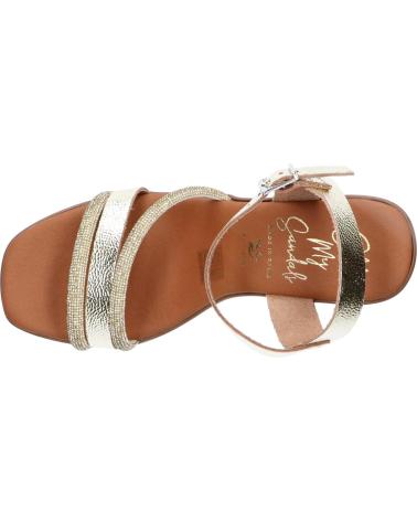 Sandalias de vestir para mujer OH MY SANDALS  de  5591-DU58CO  DUNA PLATINO COMBI