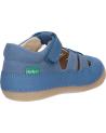 Sandales habillées pour garçon KICKERS  pour  1201230-10-0 KICK SUSHYK SHEEP LTHCOTTON CANVAS  5 BLEU