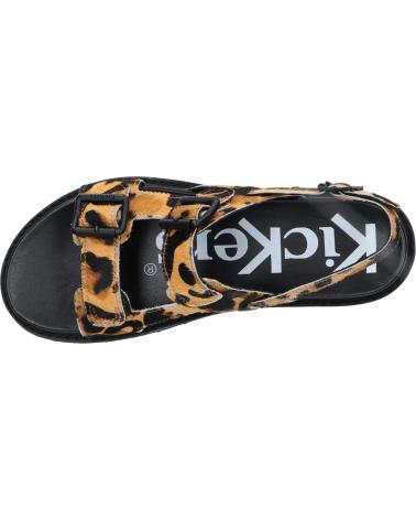 Sandali eleganti da donna KICKERS  per  1201803-50-0 NEOSUMMER PONY  116 CAMEL LEOPARD