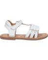 girl Sandals KICKERS 1202383-30-0 DIAMANTO SHEEP NAPPA  3 BLANC