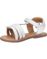 girl Sandals KICKERS 1202383-30-0 DIAMANTO SHEEP NAPPA  3 BLANC