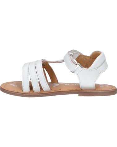 girl Sandals KICKERS 1202383-30-0 DIAMANTO SHEEP NAPPA  3 BLANC