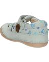 boy Sandals KICKERS 1215021-10-0 KICK SUSHYK LT GOLF NUBUCKPRINT  63 VERT CELADON IM