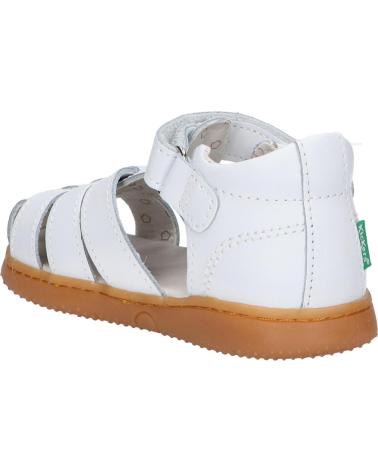 Sandali eleganti da ragazza KICKERS  per  e  1217856-10-0 KICK FLO ACTION LEATHER  3 BLANC