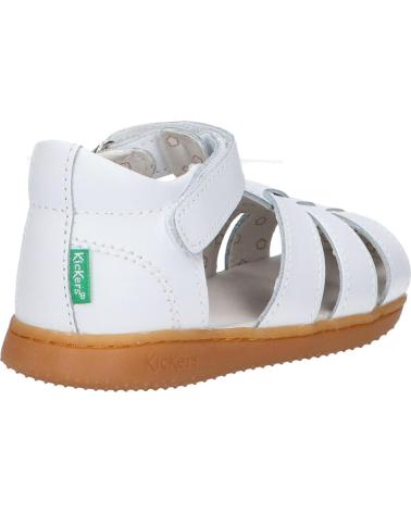 Sandali eleganti da ragazza KICKERS  per  e  1217856-10-0 KICK FLO ACTION LEATHER  3 BLANC