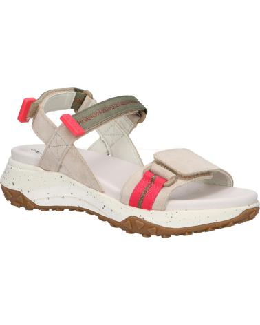 Sandali eleganti da donna GEOX  per  D35TBB 02211 D SORAPISGRIP  CH6F3 LT TAUPE-SAGE