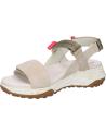 Sandali eleganti da donna GEOX  per  D35TBB 02211 D SORAPISGRIP  CH6F3 LT TAUPE-SAGE