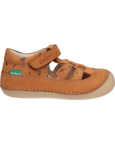 boy Sandals KICKERS 1215020-10-0 KICK SUSHYK LT GOLF NUBUCKPRINT 116 CAMEL IMPRIME Z boy Sandals KICKERS 1215020-10-0 KICK SUSHYK LT GOLF NUBUCKPRINT 116 CAMEL IMPRIME Z