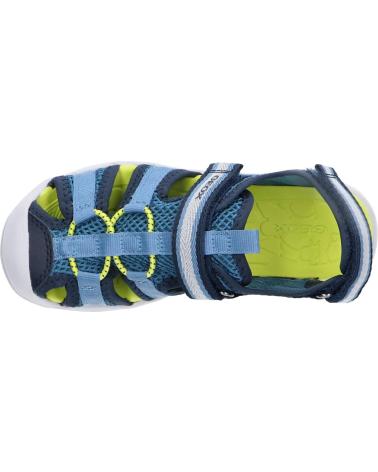  Dress sandals for boy GEOX J555XA 01454 J VANIETT  C0693 NAVY-LT BLUE