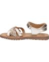 girl Sandals KICKERS 694798-30 BETTY CUIR SHEEP METALLICPONY  151 OR PONY