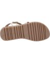 girl Sandals KICKERS 694798-30 BETTY CUIR SHEEP METALLICPONY  151 OR PONY